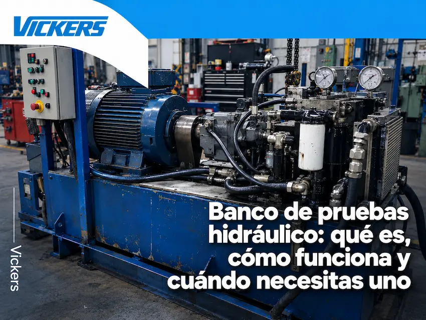 Banco de pruebas hidráulico industrial