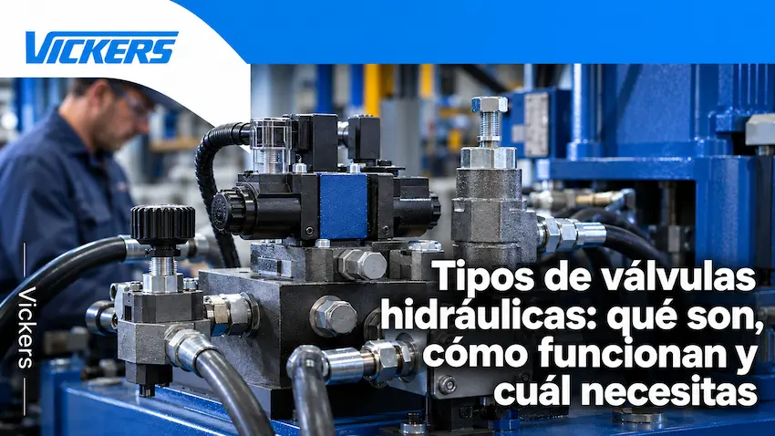Tipos de válvulas hidráulicas en fábrica