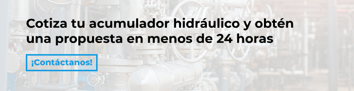 Agenda una llamada para conseguir tu acumulador hidráulico